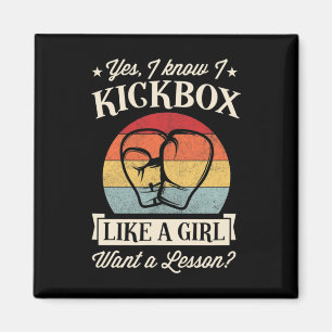 Ja, ik weet dat ik kickbox als een meisje. Wil je  Magneet