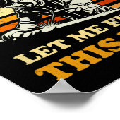 Ja, ik weet dat ik op brandweerlassing zit poster (Hoek)