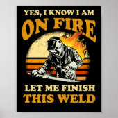 Ja, ik weet dat ik op brandweerlassing zit poster (Voorkant)