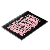 Ja, ik weet dat ik op mijn moeder lijk Groovy Moed Notitieboek (Linkerzijde)