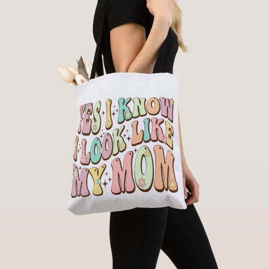 Ja, ik weet dat ik op mijn moeder Moederdag Groovy Tote Bag (Dichtbij)