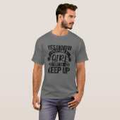 Ja, ik weet dat ik speel als een meisje dat probee t-shirt (Voorkant volledig)