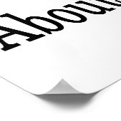 Ja, ik weet zoveel over Engels Poster (Hoek)