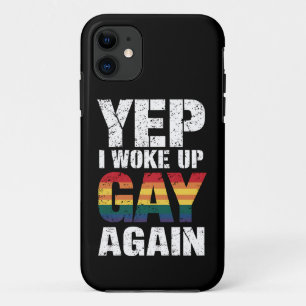 Ja, ik werd weer gay wakker Pride Regenboog Queer Case-Mate iPhone Case