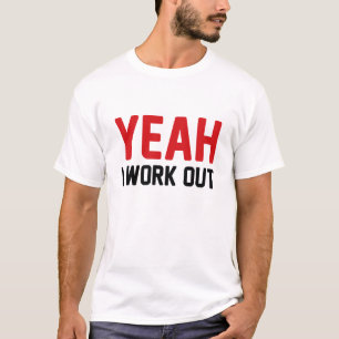 Ja, ik werk uit t-shirt
