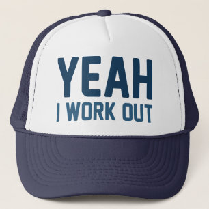Ja, ik werk uit trucker pet
