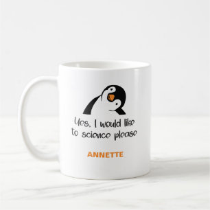 Ja, ik wil graag weten alstublieft. koffiemok