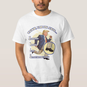 JA, ik zit in de gevangenis en jacht rond in mijn  T-shirt