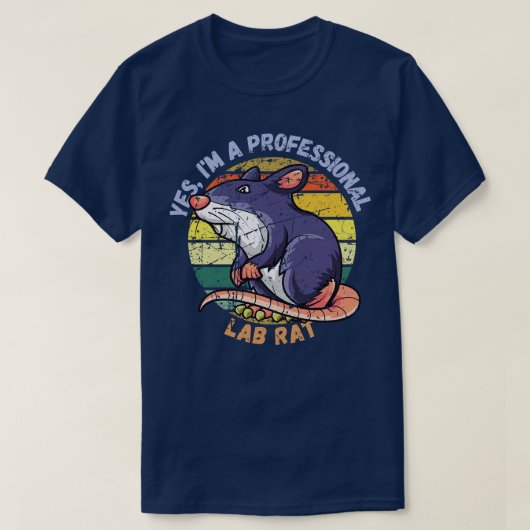 Ja IM een professionele laboratoriumrat 1 T-shirt (Design voorkant)