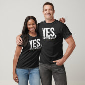 Ja Im visueel gehandicapte blinde persoon T-shirt (Unisex)
