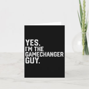 Ja in de gamechanger Guy Funny Baseball Kaart