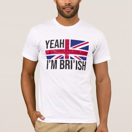 Ja, in het Brits hoe zou je Meme kennen T-shirt (Voorkant)