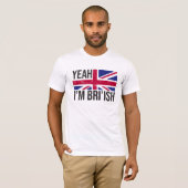 Ja, in het Brits hoe zou je Meme kennen T-shirt (Voorkant volledig)