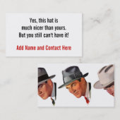 Ja, is dit pet aardiger…. visitekaartje (Voorkant / Achterkant)