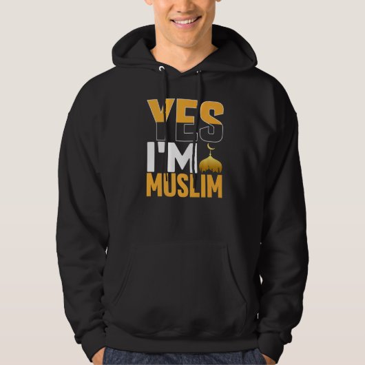 Ja islamitische islamitische islamitisch hoodie (Voorkant)