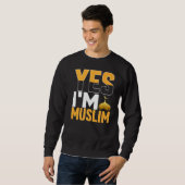 Ja islamitische islamitische islamitisch trui (Voorkant volledig)