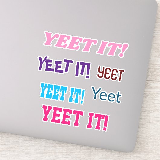 JA, IT wissel vinylStickers voor laptop-Notitieboe Sticker (Detail)