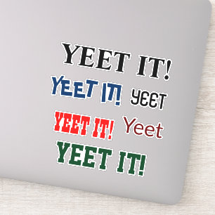 JA, IT wissel vinylStickers voor laptop-Notitieboe Sticker