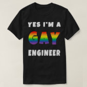 JA Ix27M A GAY ENGINEER T-shirt (Design voorkant)