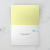 "Ja, ja! Een Baby-te-zijn kaart (Binnen)