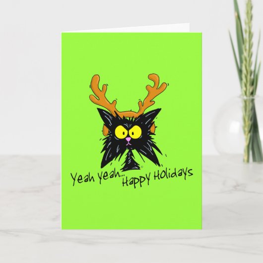 "Ja Ja...Prettig feest" Feestdagen Kaart (Voorkant)