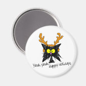 "Ja, ja...Prettige feestdagen" Magneet (Voorkant / Achterkant)