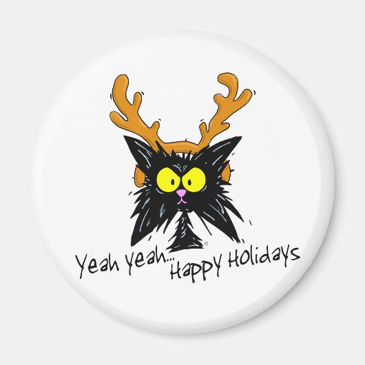"Ja, ja...Prettige feestdagen" Magneet (Voorkant)