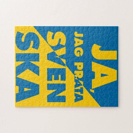 Ja, Jag Prata Svenska, ja, ik spreek Zweeds Legpuzzel (Horizontaal)