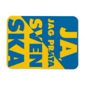 Ja, Jag Prata Svenska, ja, ik spreek Zweeds Magneet (Horizontaal)