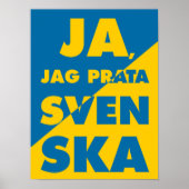 Ja, Jag Prata Svenska, ja, ik spreek Zweeds Poster (Voorkant)