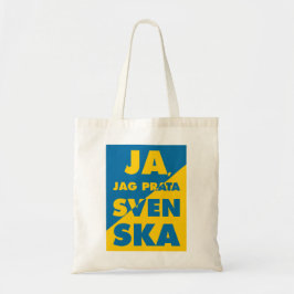 Ja, Jag Prata Svenska, ja, ik spreek Zweeds Tote Bag