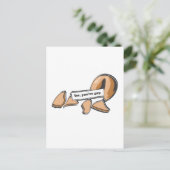 JA, JE BENT GAY FORTUNE COOKIE BRIEFKAART (Staand voorkant)