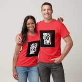 Ja, je kan tekst opdrukken T-Shirt (Unisex)