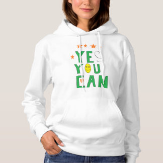 Ja, je kunt de capuchon van de vrouw hoodie