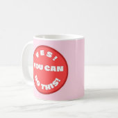 Ja, je kunt dit! koffiemok (Voorkant links)