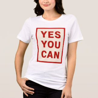 JA, JE KUNT HET Onafhankelijke vrouw ZIJ KIES ZICH Tri-Blend Shirt