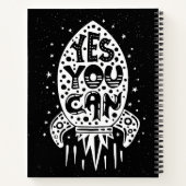 Ja, je kunt Rocketship Notitieboek (Achterkant)