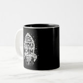 Ja, je kunt Rocketship Tweekleurige Koffiemok (Voorkant links)