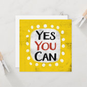 Ja, je kunt Wenskaart Kaart (Voorkant / Achterkant in situ)