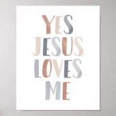 Ja Jezus Houdt Van Mij Bohol Kinderkamer Decor Poster (Voorkant)