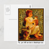 Ja, jullie kunnen nu allebei een cheeseburger hebb briefkaart (Voorkant / Achterkant)