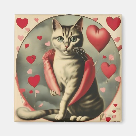 Ja kat Gurl Magneet (Voorkant)