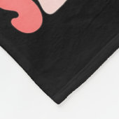 Ja Kerstman Sleigh Koningin Sleigh Meisje Bijpasse Fleece Deken (Hoek)