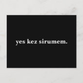ja kez sirumem . briefkaart (Voorkant)