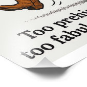 Ja, klauw! foto afdruk (Hoek)