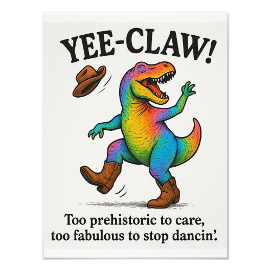 Ja, klauw! foto afdruk (Voorkant)