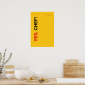 JA, KOK! – Grappige Keuken Poster (Keuken)