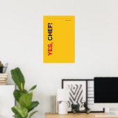 JA, KOK! – Grappige Keuken Poster (Thuiskantoor)