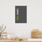 JA, KOK! – Grappige Keuken Poster (Keuken)