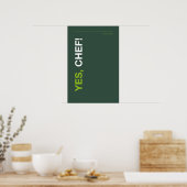 JA, KOK! – Grappige Keuken Poster (Keuken)